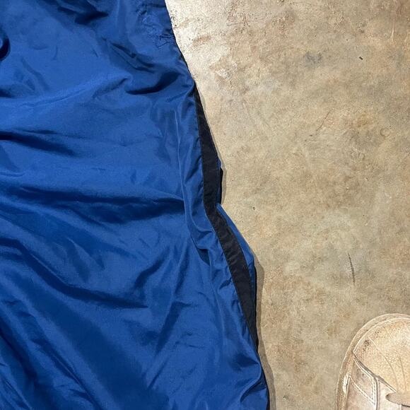 Vintage 2000s Y2k Nike Blue Striped Windbreaker Sweatpants - Picture 2 of 4